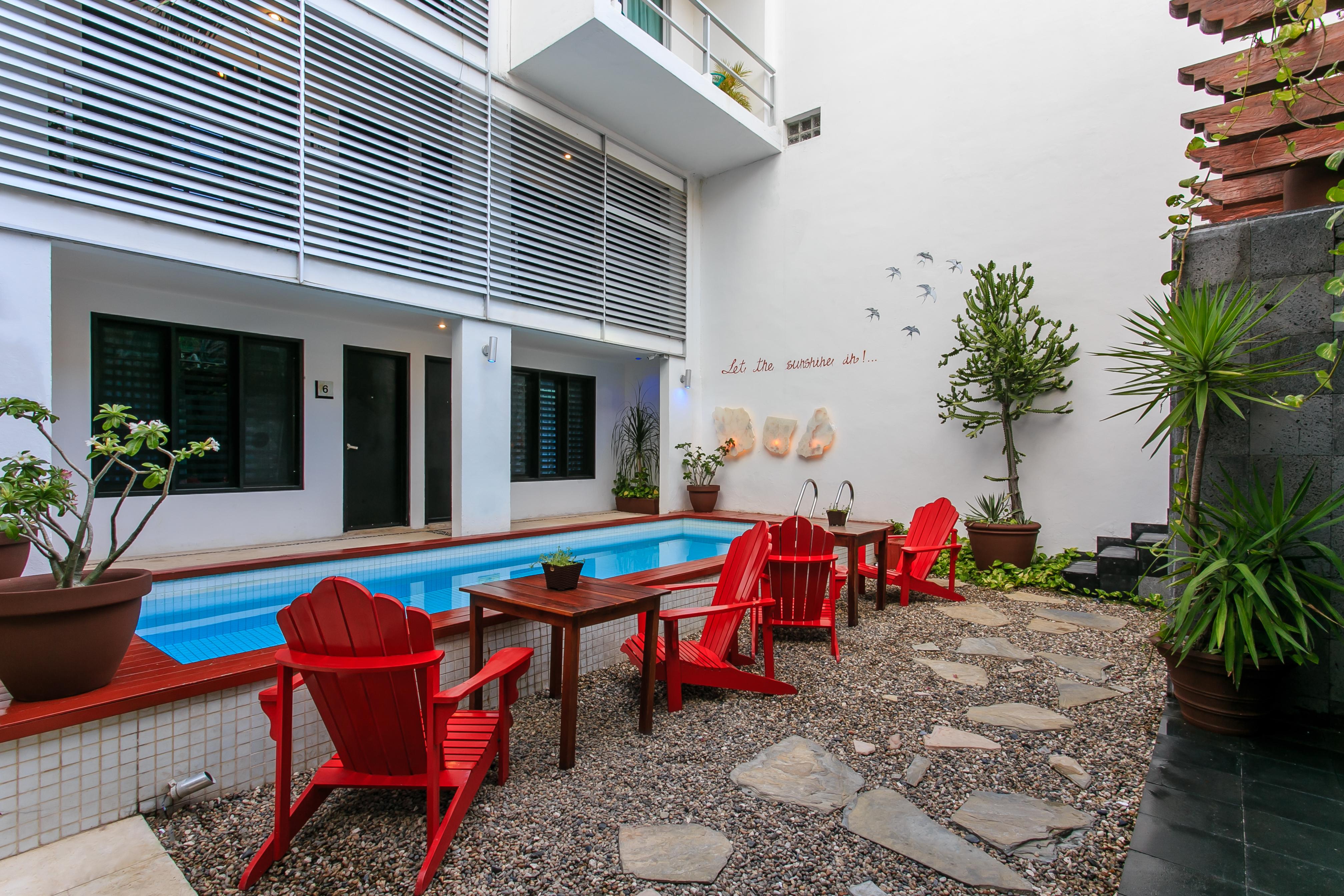 Casa Ticul Hotel Boutique - 5Th Ave (Adults Only) Playa del Carmen Bagian luar foto The pool at the hotel